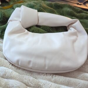 Source Unknown Soft Beige Hobo Bag